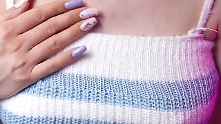 3 Bras, Oil and Slaps on Huge Pregnant Belly