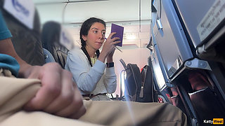 Public Dick Flashing in Airplane - Girl Brought Me to Cumshot in 2 Minutes