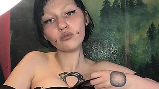Playing with her virgin pussy for the first time and fucking with a huge dildo