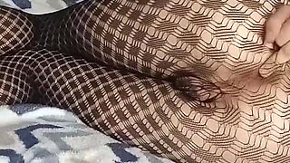 Anal Fingering and Pantyhose Playing