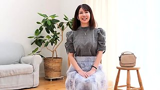 Horny japanese played on her hairy pussy and big boobs