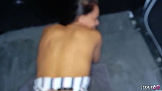 Skinny German Latina Secretary Tricked By Boss For Outdoor Blowjob And Fucking