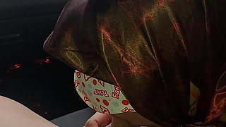 Couple in Car Spontaneous Fuck
