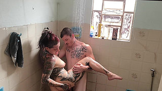 Fucking the Ass in the Shower