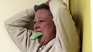 Naughty mouth swabbed out with soap