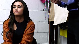 Broke Latina busted for stealing food