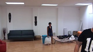 Hot Amateur Asian blowjob in my car