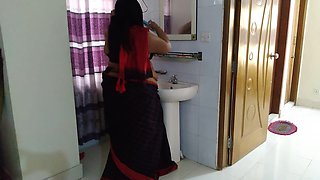 Tamil Hot Aunty Stand in Front of Mirror & Hair Combined Then a Guy Fucks Her on Valentine's Day - 2023 Happy Valentine