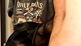 He Licks My Sweaty Pantyhose Feet and Bare Feet -