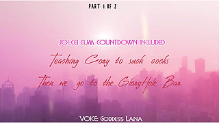 Teaching Cory How to Suck Cocks Then off to the Gloryhole We Go Part 1.