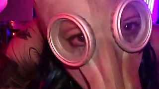 Gas Mask Breath Control - Fuck Machine Orgasm