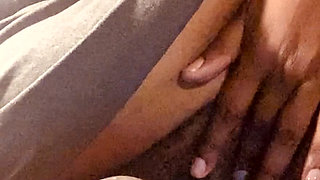 Playing with my 8 inch dildo