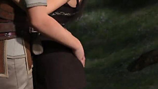 Red Riding Hood Meets the Big Cock and He Puts It in Her Ass to Make Enjoy!