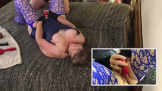 Granny’s Clit and Pussy Vibrator Masturbation & Orgasms