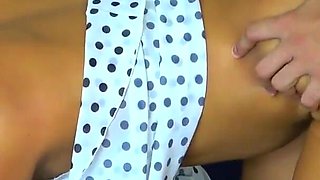 Married Teacher Fucks Young Student Without a Condom