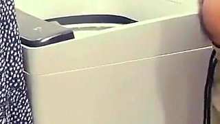 In the Washing Room, We Hard Fuck and Naked Fun with the Stepsister Secretary