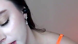 Mouth Fucking, Spit Play and Eye Contact Cam Show Compilation Mia Nyx