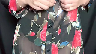 woman and clearly visible