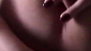 Hot brunette masturbating in brazilian amateur video