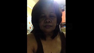 Filipina Granny Big Clit Show