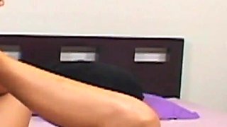 Brunette milfs feet cum covered after a hot fuck