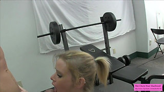 Emasculation Threats BJ in the Gym