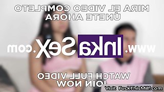 Hispanic babes amazing threesome sex