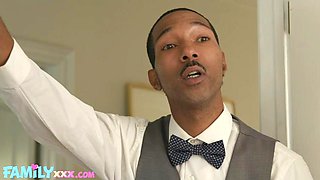 FAMILYXXX - Stepdaughter Emma Does Not Like Sharing Her Black Step Daddy