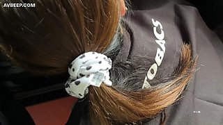 Successfully picked up While working, she was in a uniform and called out to the parking lot under the pretext of checking out, and was exposed to a wide range of people who were outdoors and were standing in a standing back creampie Review bonus includedFatUncensoredChubby