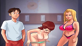 Summertime saga eve, hot chinese girl, humungous