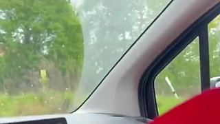Extreme in the Car, Hot Blowjob, and Lots of Cum