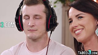 mommy stepmother distracting her stepson