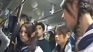 Asian Girls on a Bus