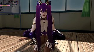 Ziyan Bigtits Goddess in a 3D Paradise - 3D Animation