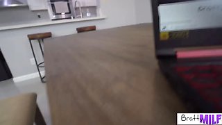 Caught with my stepmoms panties