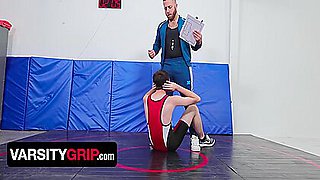Coach Joel Someone Teaches His New Wrestling Student Dakota Lovell Some Dirty Moves 17 Min