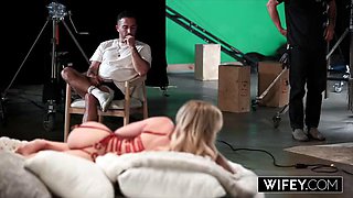 WIFEY Curvy Hotwife Andi Avalon Takes Massive BBC While Hubby Watches On