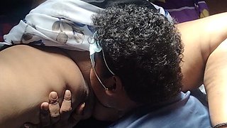 Tamil Desi Outdoor Saree Sex with Step Brother