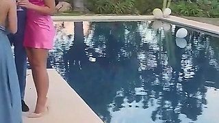 Screwing Cheating GF Leya Desantis the Filthy Redhead Waitress