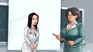 Porn game gameplay, summertime saga, summertime