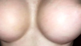 Footjob Fantasy with Daddy - Red Stockings Tease and Cum