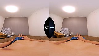 Attractive asian teen VR heart-stopping xxx scene