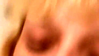 Blonde Granny Evelin with Extremely Hairy Pussy Fucked by Black Fat Cock in Interracial