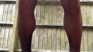 Sexy Crossdresser kellycd2022 quick video feeling so horny Sunday morning in black seamless pantyhose