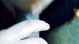 Gf sucking black cock