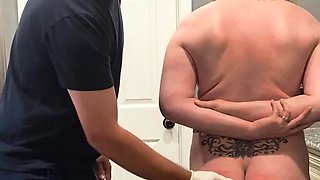 Naughty blonde femdom fetish hottie rams ass with strapon