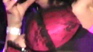 Two hot strippers share two big cocks and lets it into their horny pussies