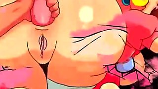 Strapon and dildos of famous toons