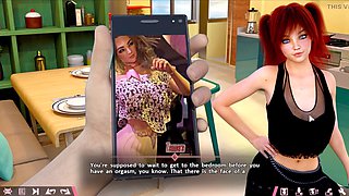3d anime wrestling, mixed fight, cartoon mixed wrestling