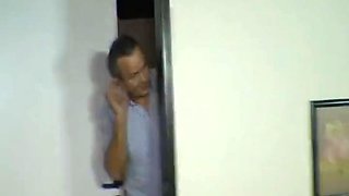 Threesome With The Stiff Neighbor